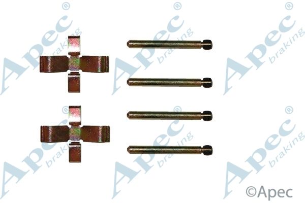 APEC BRAKING Комплектующие, колодки дискового тормоза KIT209